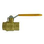 VALVE, BALL FULL PORT, 1.5IN, FORGED BRASS